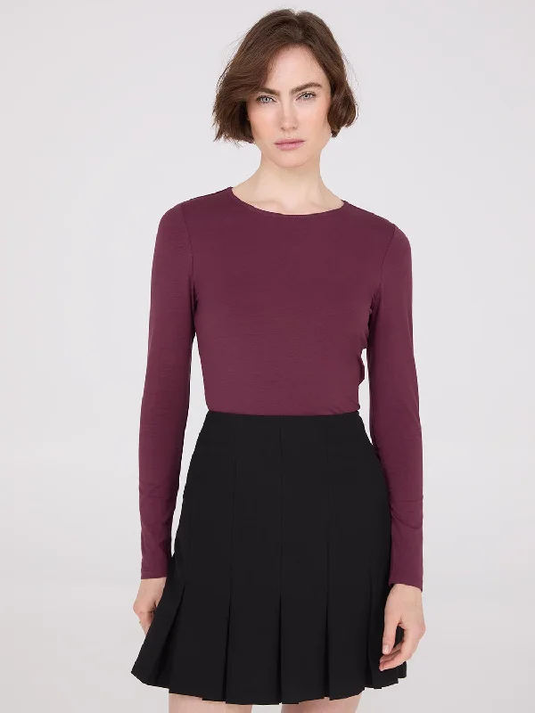 Long Sleeve Round Neck Top