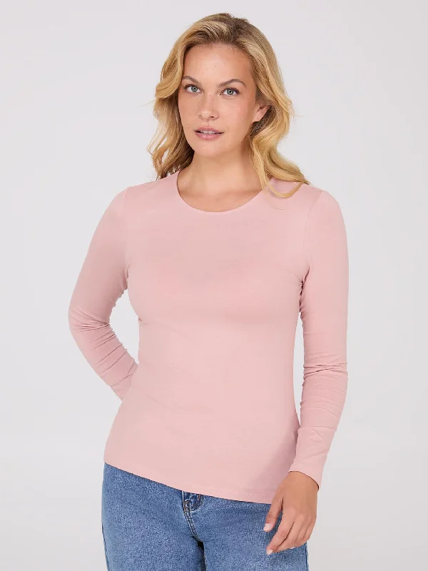 Long Sleeve Round Neck Top