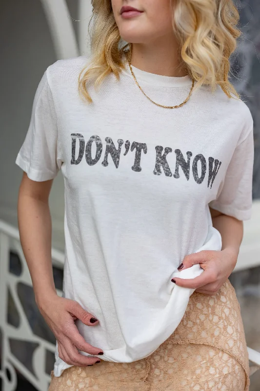 Don't Know Boyfriend Graphic Tee by BDG