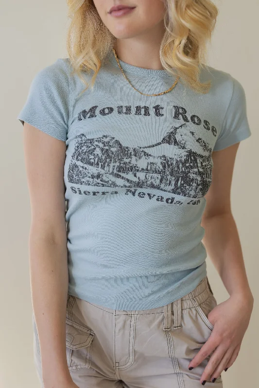 Mount Rose Graphic Baby Tee by BDG