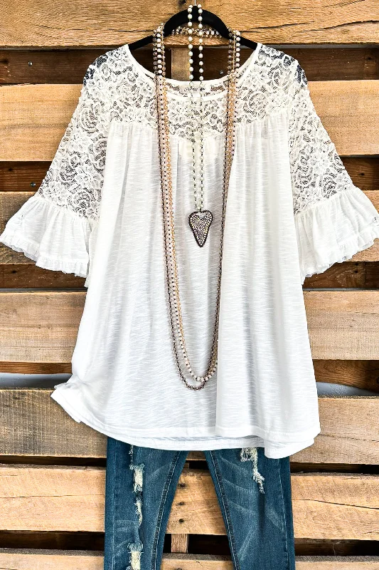 Beautiful Melody Top - White