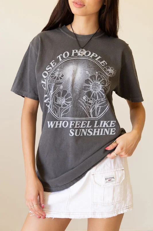 Feel Like Sunshine Oversized Graphic Tee