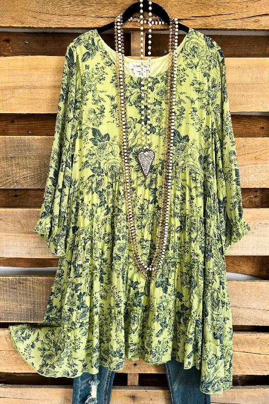 Good Feelings Dress - Lime Green