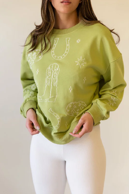 Cowboy Dream Embroidered Sweater