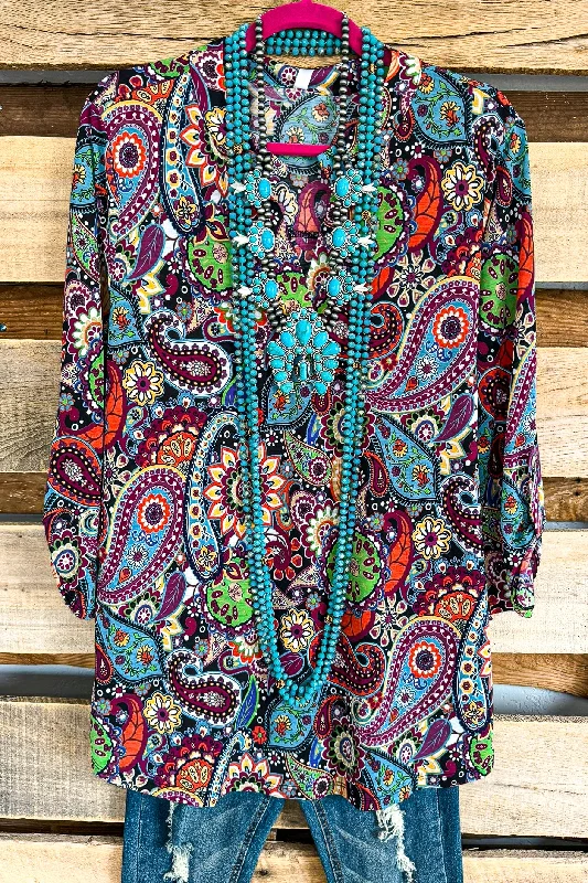 Magical Moments Tunic - Black Multi