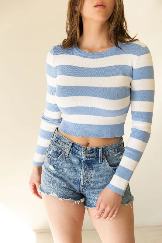 The Classic Striped Crop Top