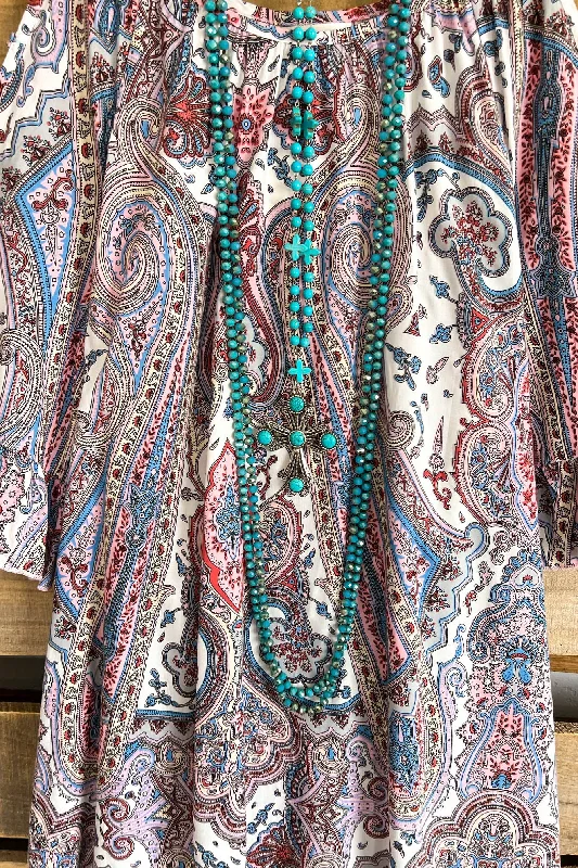 Persian Charm Tunic - Multi-Pink