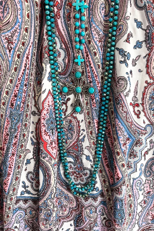 Persian Charm Tunic - Multi-Pink