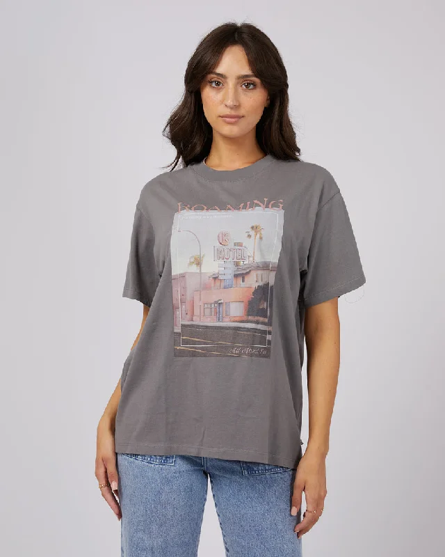 All About Eve Destination Tee Charcoal