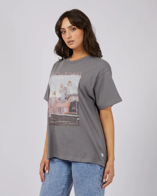 All About Eve Destination Tee Charcoal