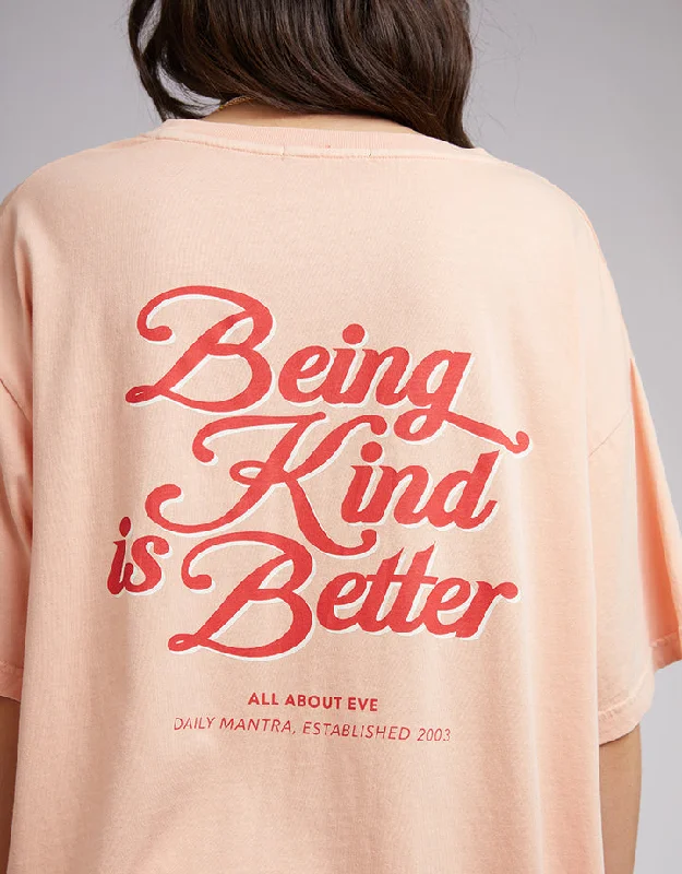 All About Eve Mantra Tee Sand