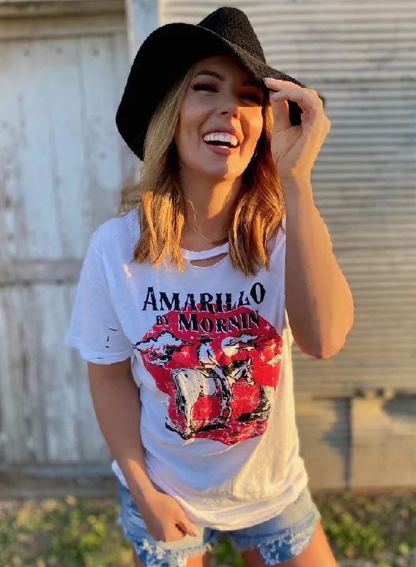 Amarillo by Morning Distressed 80's Vintage T-Shirt