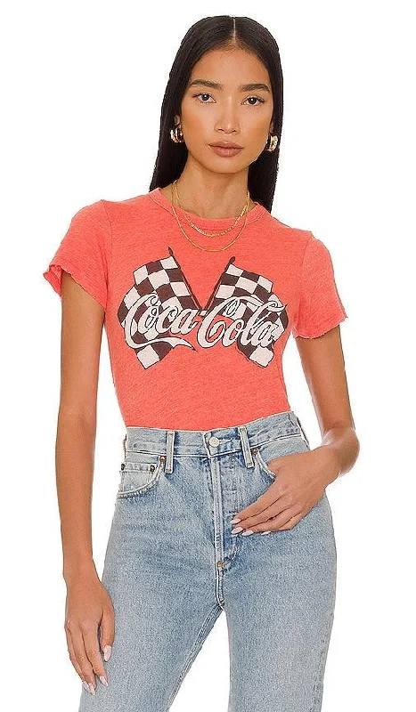 Coca Cola Checkered Flags T-Shirt