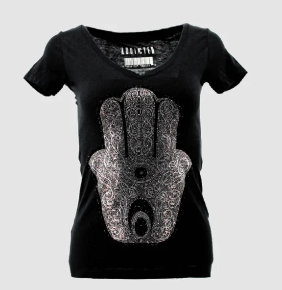 Hamsa Black/ Silver