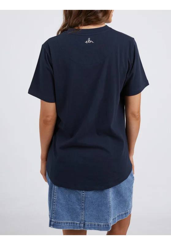 Elm Daisy Spot Tee Navy