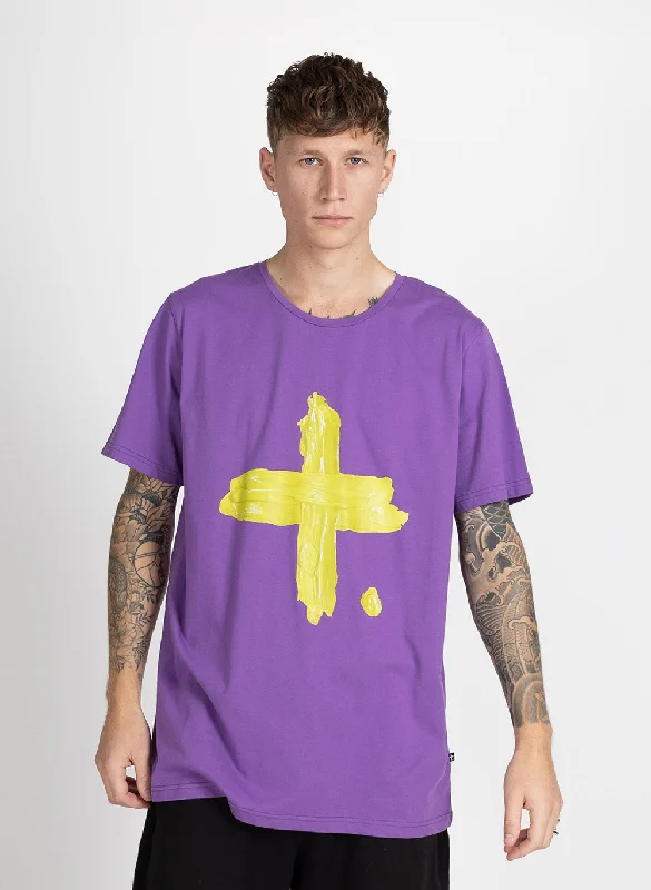 Federation Mens Staple Tee Big Plus Grape