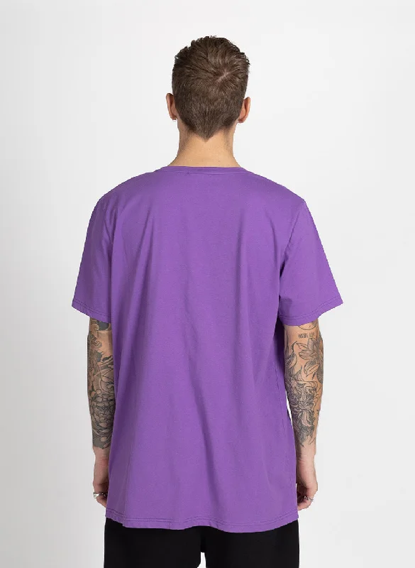 Federation Mens Staple Tee Big Plus Grape