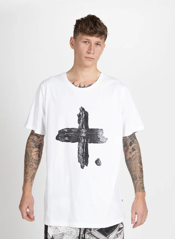 Federation Mens Staple Tee Big Plus White