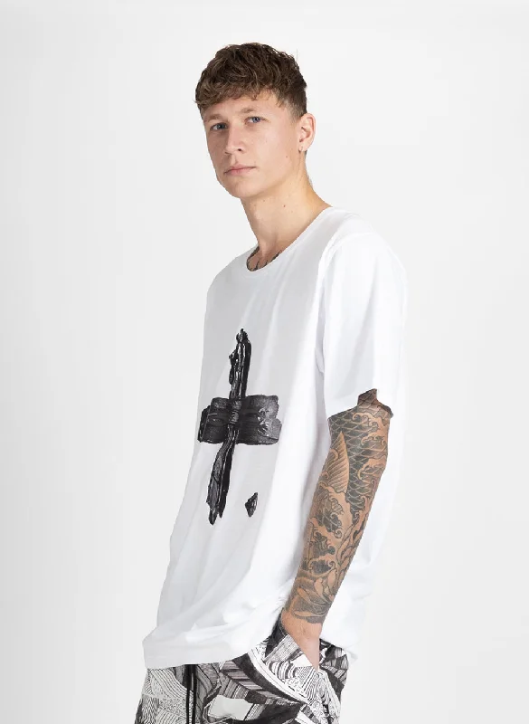 Federation Mens Staple Tee Big Plus White