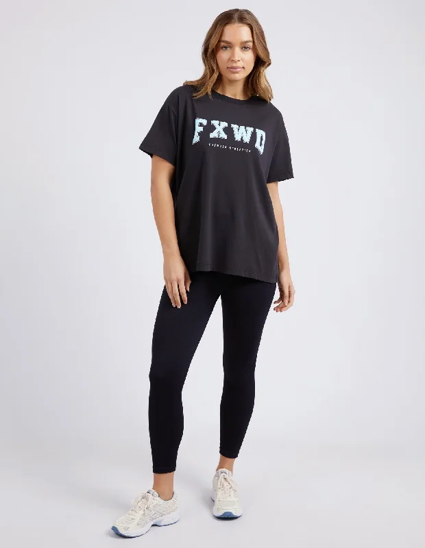 Foxwood House Aths Tee Washed Black