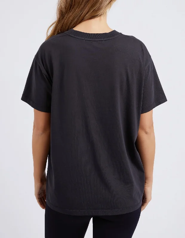 Foxwood House Aths Tee Washed Black