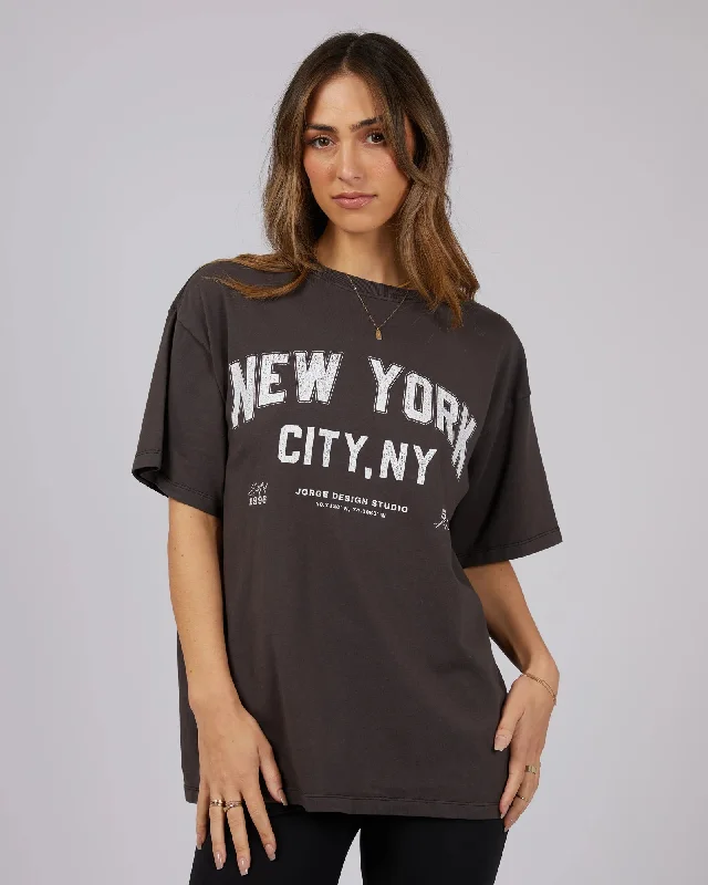 Jorge New York Tee Washed Black