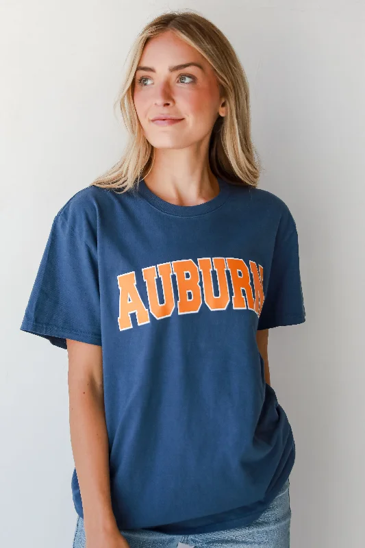 Navy Auburn Tee