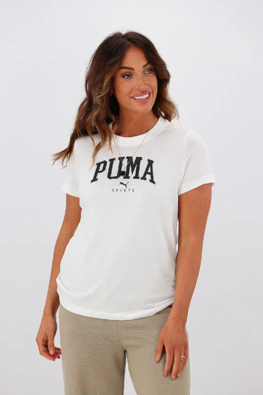 Puma Squad Graphic Tee Puma White