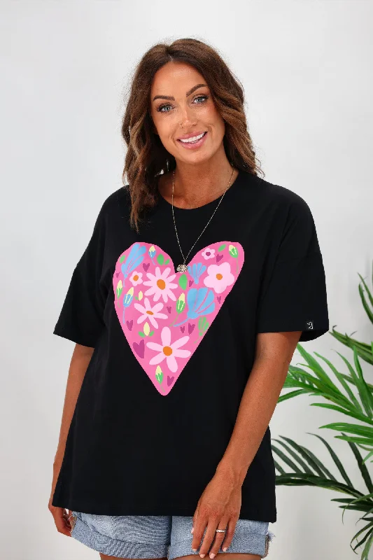 Rebel Club by Shine On Tee - Candy Love - Black