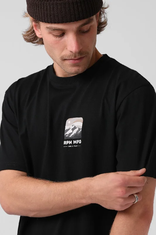 RPM Mens Alpine Tee Black