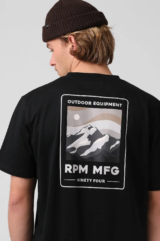 RPM Mens Alpine Tee Black