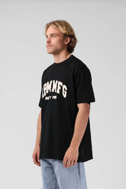 RPM Mens College Tee Black