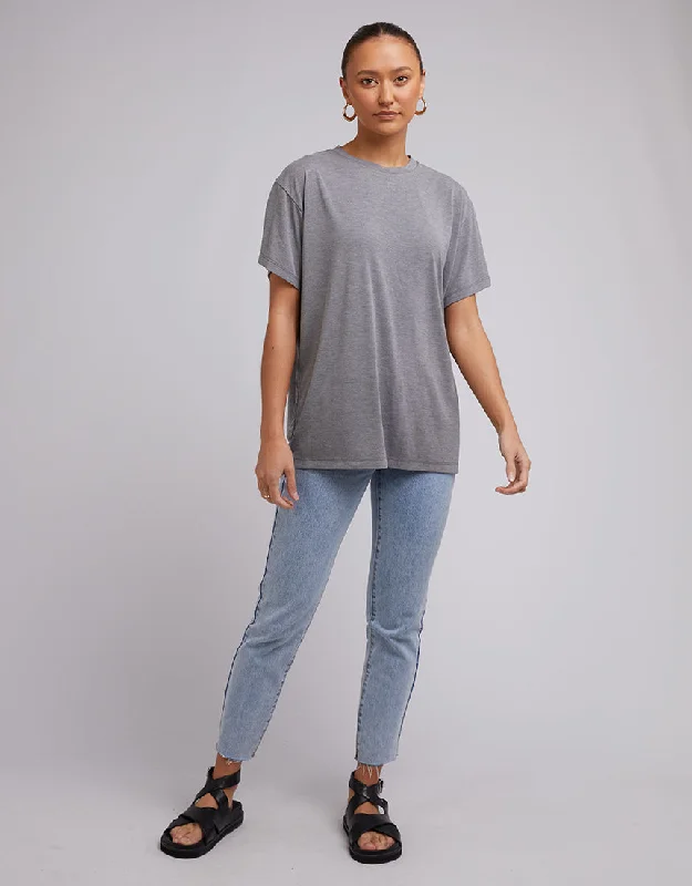 Silent Theory Harper Tee Grey Marle