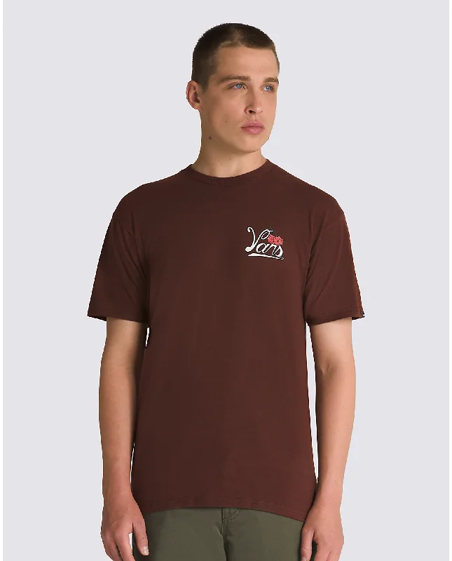 Vans Mens Hot Box Cars SS Tee Bitter Chocolate