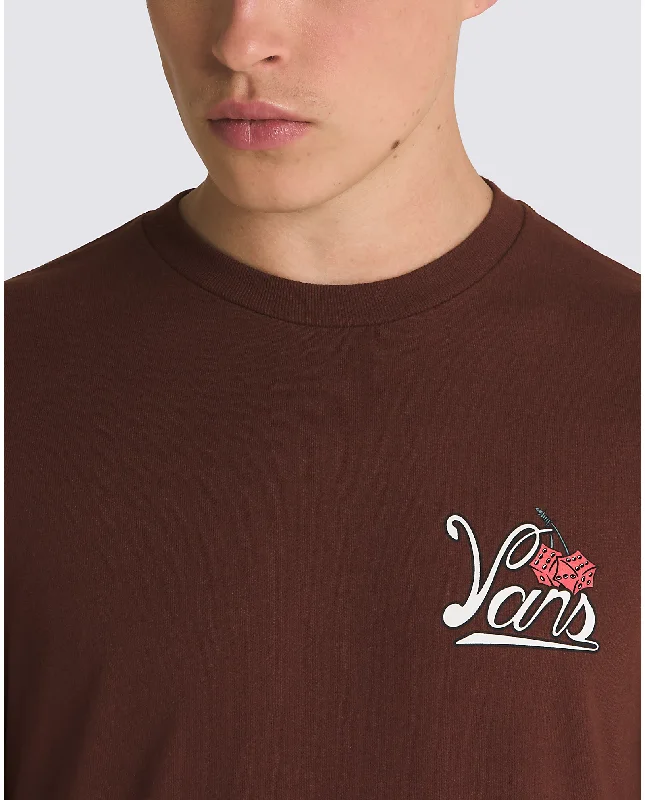 Vans Mens Hot Box Cars SS Tee Bitter Chocolate