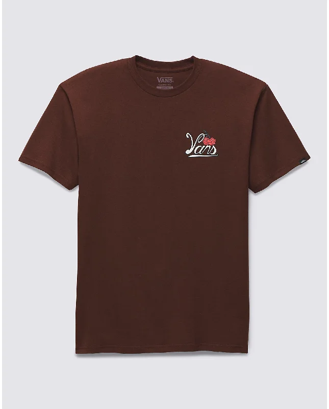 Vans Mens Hot Box Cars SS Tee Bitter Chocolate