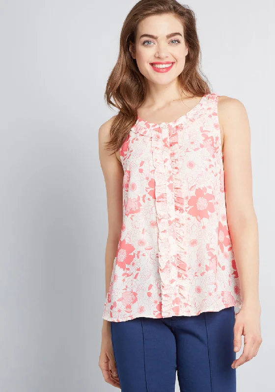 Bit of Frill Sleeveless Blouse