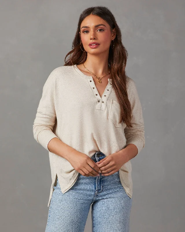 Ezra Grommet Long Sleeve Top