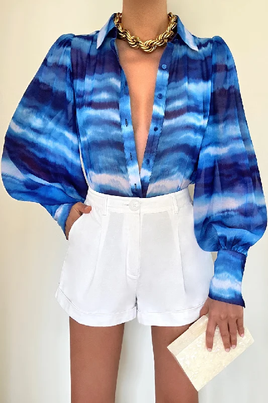 FLEETWOOD BLOUSE - OCEAN