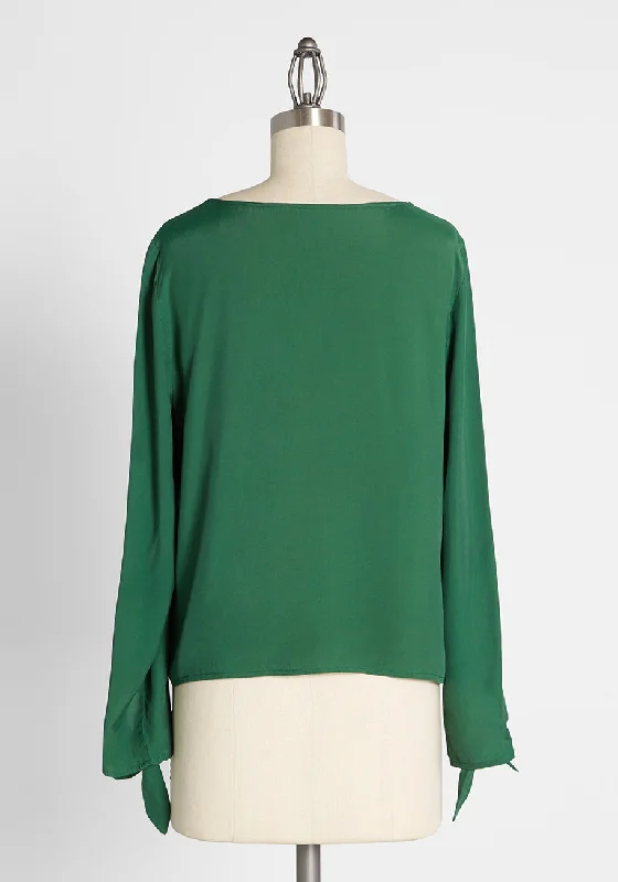 Go Green or Go Home Blouse