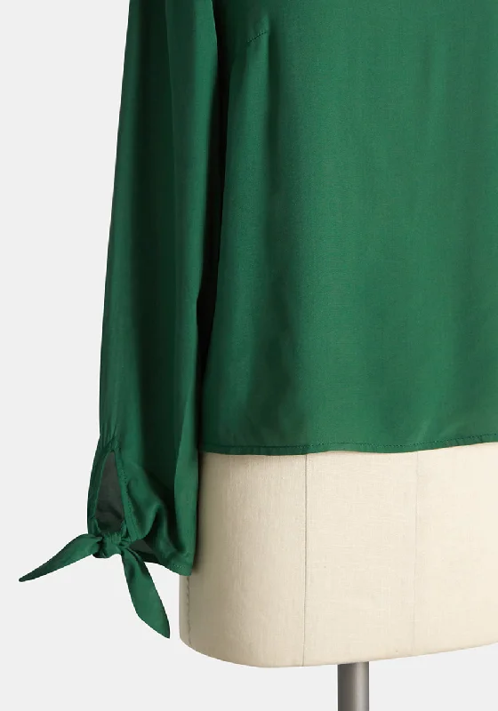 Go Green or Go Home Blouse