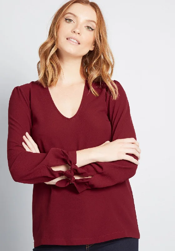 Ideal Discovery Long Sleeve Blouse