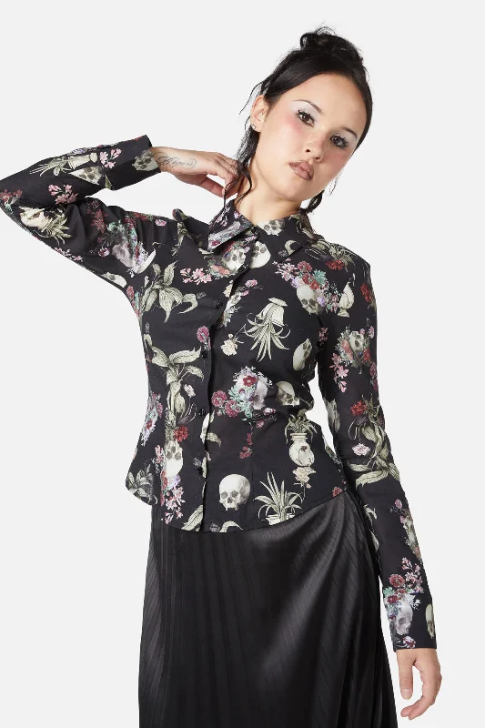 Memento Mori Printed Blouse