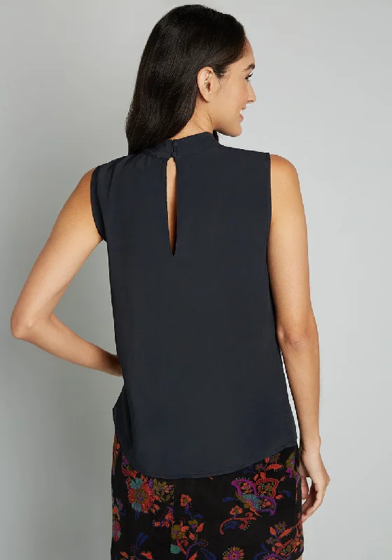 Perfectly Particular Sleeveless Blouse