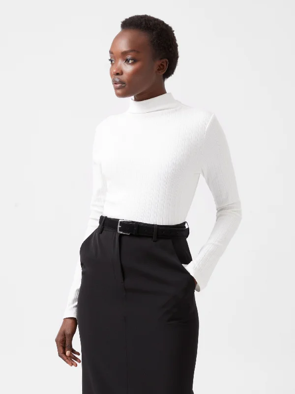 Sasia Long Sleeve Mock Neck Top