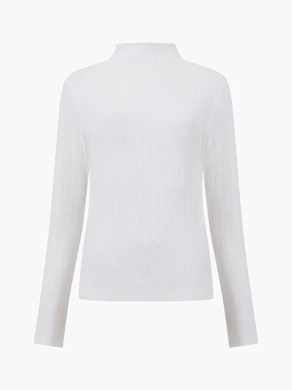 Sasia Long Sleeve Mock Neck Top