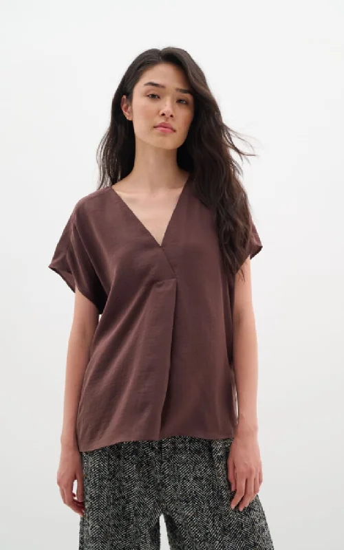 InWear- Rinda Blouse in Coffee Brown