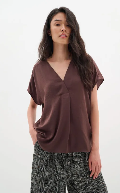 InWear- Rinda Blouse in Coffee Brown