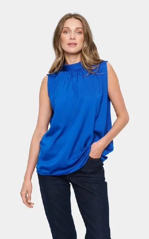 Saint Tropez- Aileen Blouse in Surf Blue