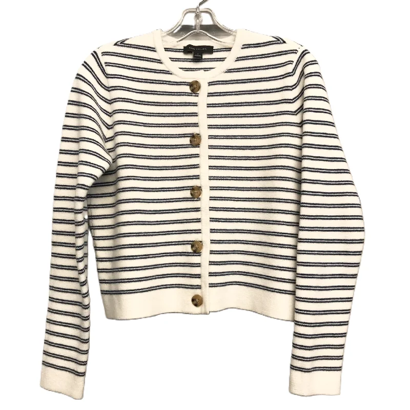 Sweater By Ann Taylor In Striped Pattern, Size: S